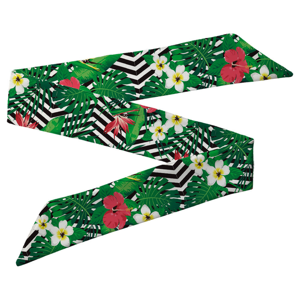 Wholesale Plant Thin Polyester Hair Bands